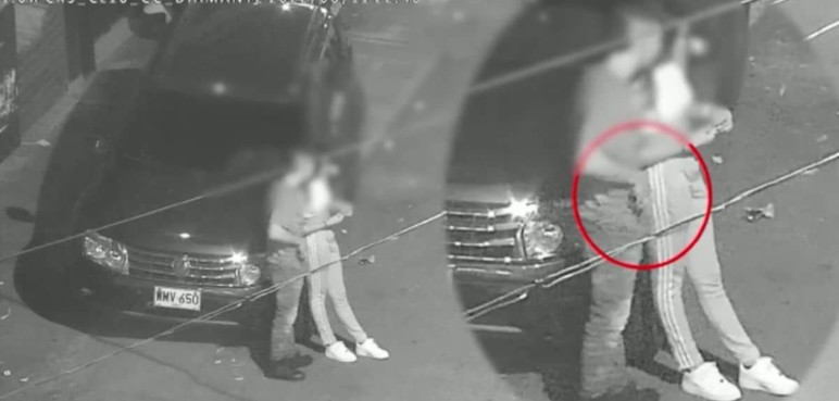 Video: Policía capturó a hombre que exhibió arma de fuego en centro de Cali
