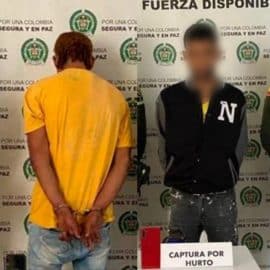 Capturan a presuntos responsables de hurto de celulares en el MÍO