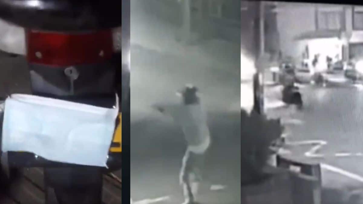 Video: Delincuentes atracaron a un hombre sin importarle que iba con un niño