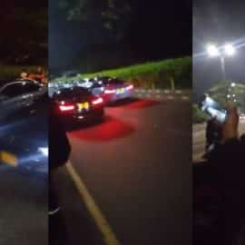 Con Mercedes y BMW: nuevas denuncias por piques ilegales en vía Cañasgordas