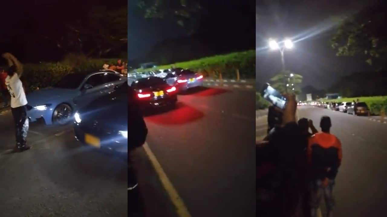 Con Mercedes y BMW: nuevas denuncias por piques ilegales en vía Cañasgordas