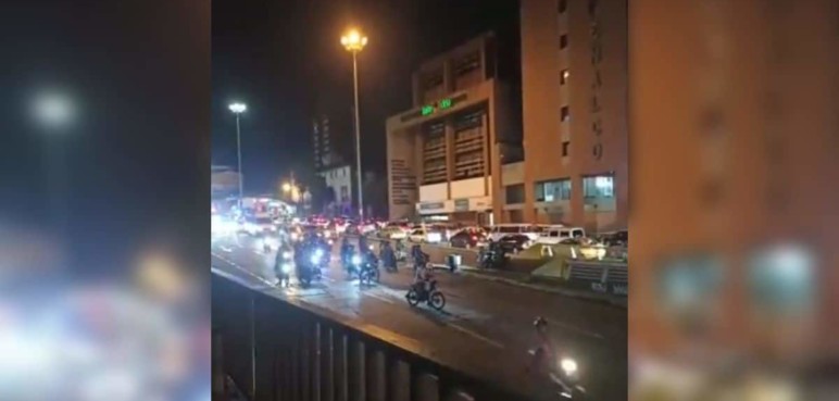Continúan las caravanas en Cali, esta vez se sumaron varias cuatrimotos