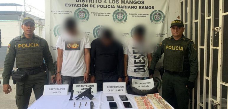 Cuatro delincuentes amordazaron y robaron a empleados del D1 en Cali