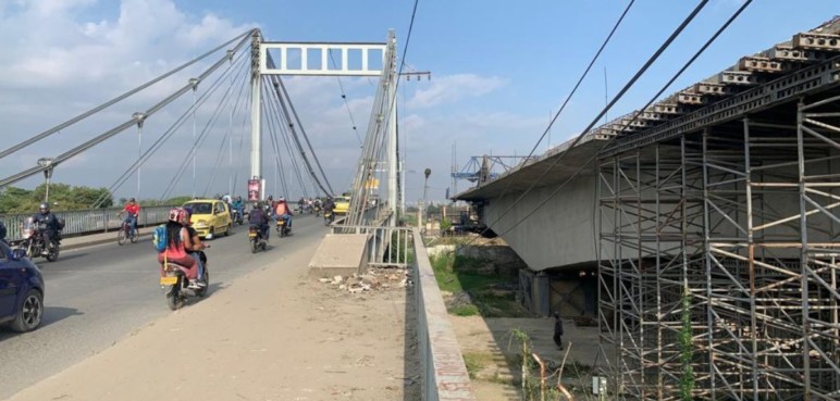 Denuncian que no se han realizado avances en la construcción del Puente de Juanchito