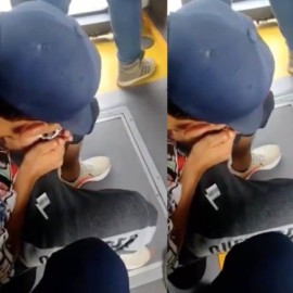 ¡El colmo! Usuarios del MÍO tienen que aguantar que otros fumen por miedo a denunciar