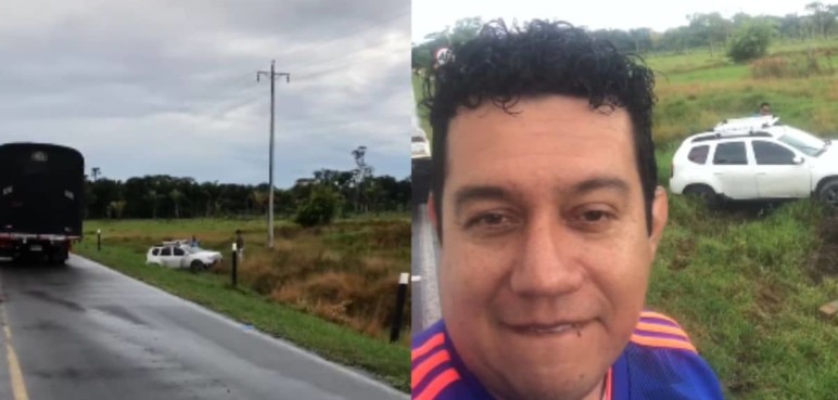 El humorista Piroberta sufrió un accidente de tránsito en Arauca