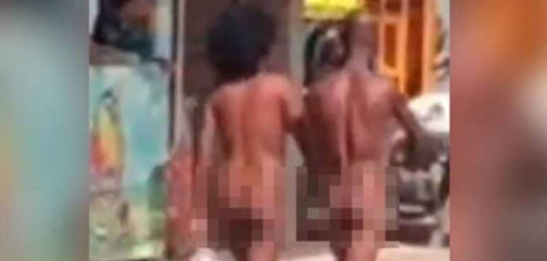 Revelan qué hay detrás del video de pareja caminando desnuda en Cali
