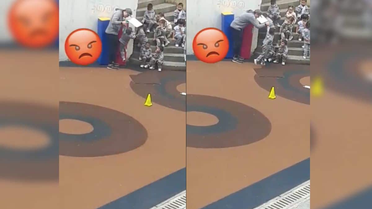 En video quedó registrado el maltrato de un profesor a un menor de cuatro años
