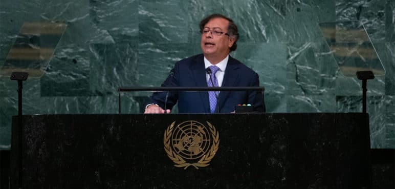Gustavo Petro ante la ONU: "la guerra contra las drogas ha fracasado"