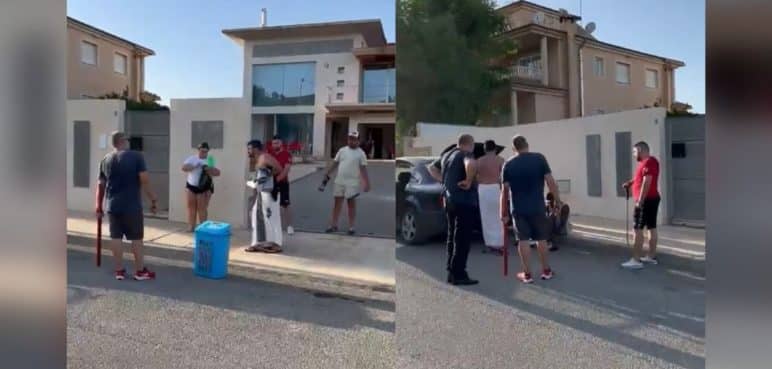 ¡Impresionante! Hombre sacó a palos a familia que invadió su casa