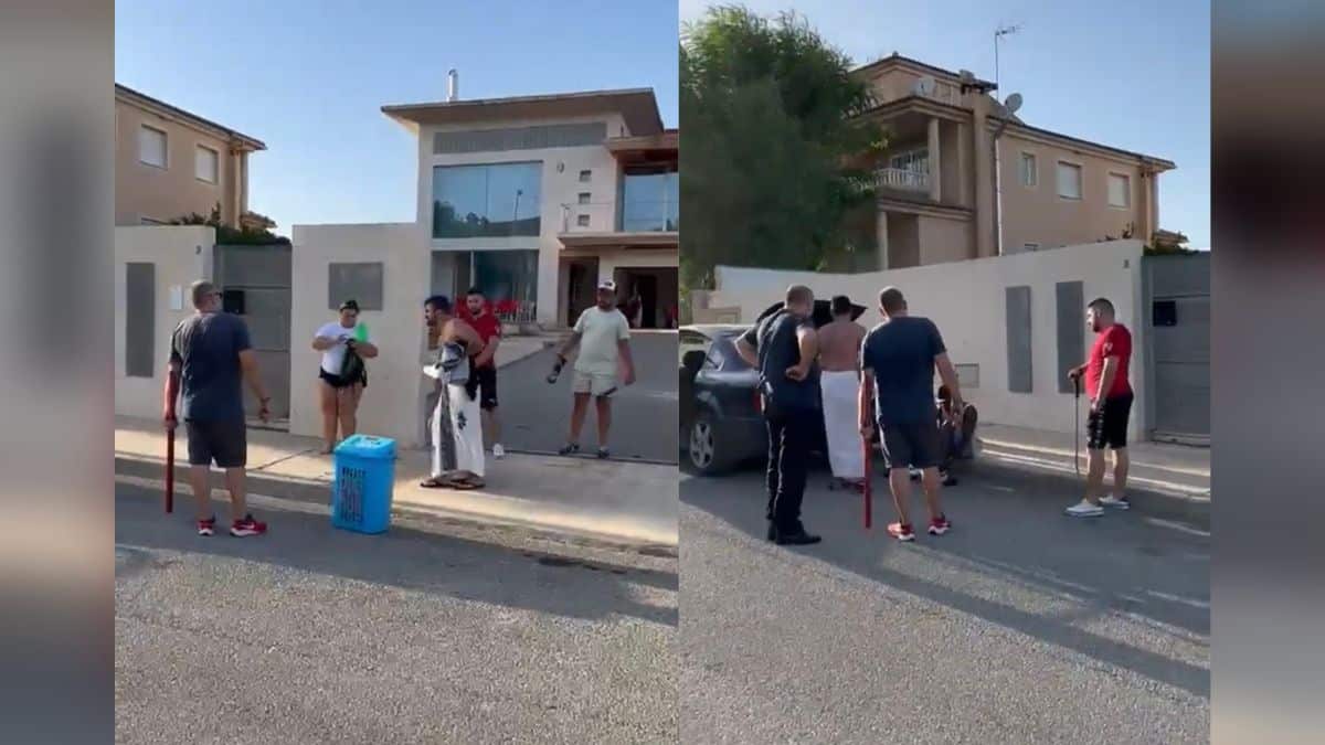 ¡Impresionante! Hombre sacó a palos a familia que invadió su casa