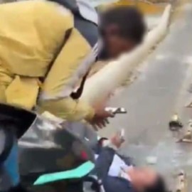 Mujer fue arrollada por motocicleta que invadía el bicicarril en el sur de Cali