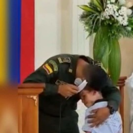 “No quiero que siga en la Policía”: Niño en homenaje a intendente asesinado