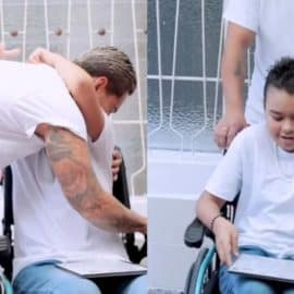 ¡Que conmovedor! Maluma sorprendió con un gran regalo a un niño que padece cáncer