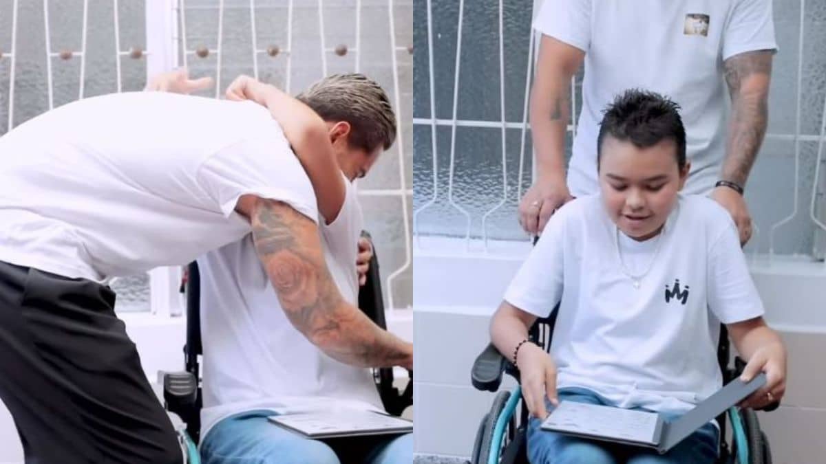 ¡Que conmovedor! Maluma sorprendió con un gran regalo a un niño que padece cáncer