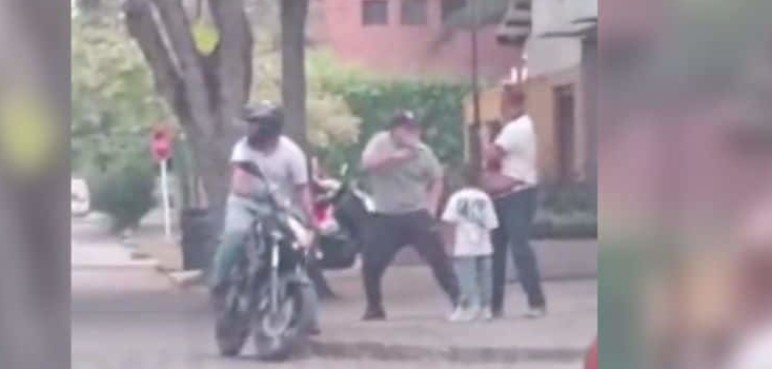 Video: Delincuentes atracaron a un hombre sin importarle que iba con un niño