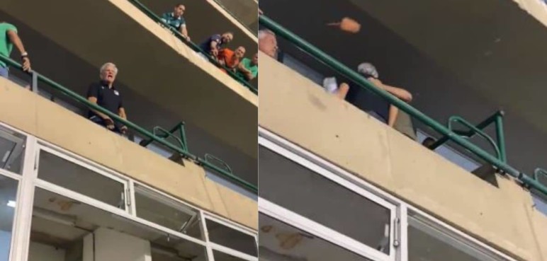 Video: el vulgar gesto del presidente del Cali y la reacción de los hinchas