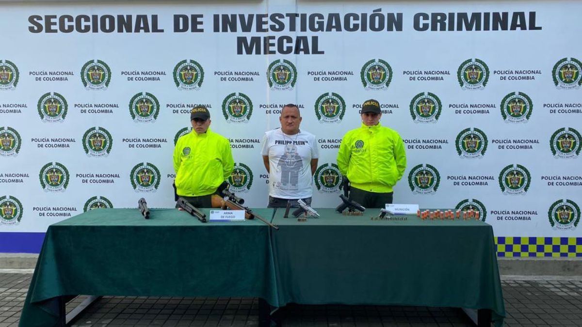 Cayó ‘Alito’, acusado de alquilar armas en Cali para la comisión delitos