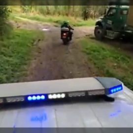 ¡Cómo de película! Autoridades recuperaron repuestos de motos robadas