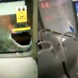Delincuentes dañaron un bus del MÍO y robaron a los pasajeros en Cali