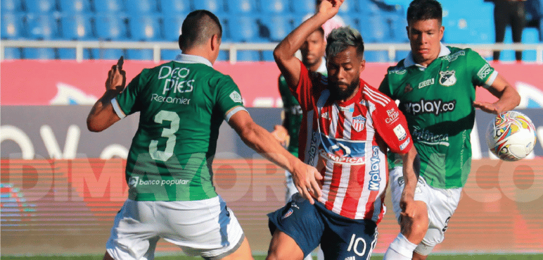 Deportivo Cali perdió en el último minuto contra Atlético Junior