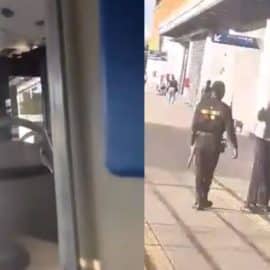 Video: Adulto mayor abordó un MÍO sin pagar su pasaje y el conductor lo bajó