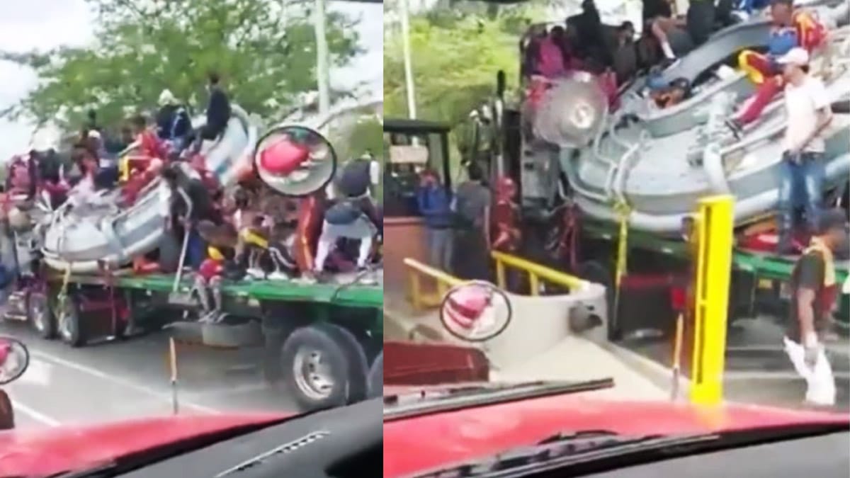 Video: Un policía y un joven se enfrentaron a golpes en medio de una requisa