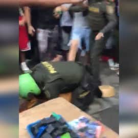 Habló policía que protegió con su cuerpo a ladrón que iban a linchar en el centro