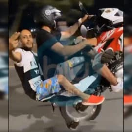 ¿Hasta cuándo las imprudencias en moto? Acrobacias en vía Cali-Yumbo