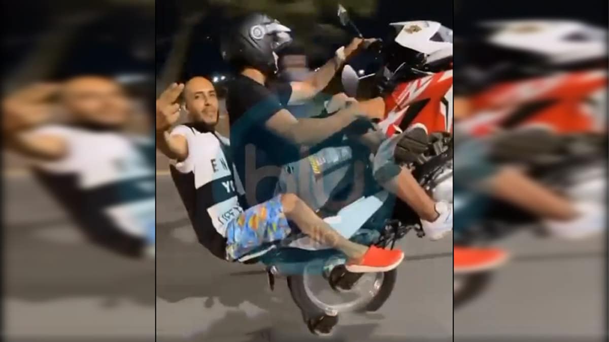 ¿Hasta cuándo las imprudencias en moto? Acrobacias en vía Cali-Yumbo