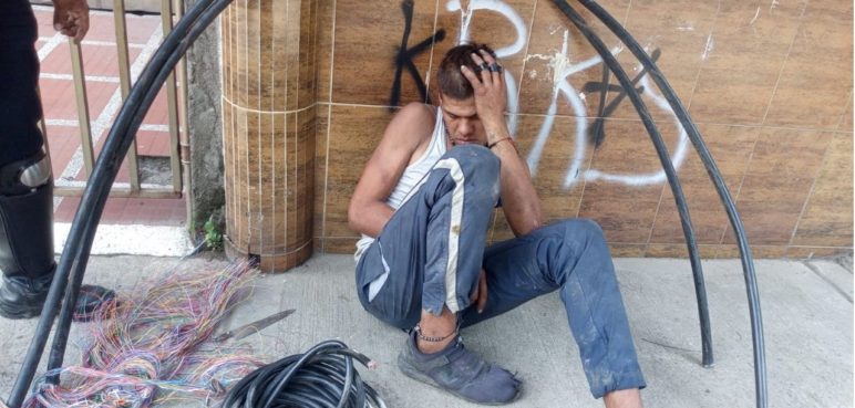 Hasta nueve años de cárcel para hombre que fue capturado robando cables