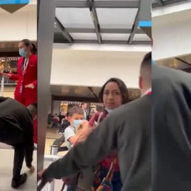 "Le pegué por estúpida": pasajera golpeó a azafata que le pidió usar tapabocas