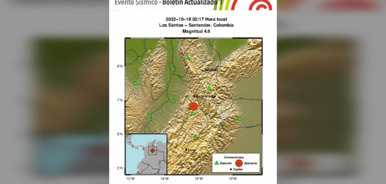 ¿Lo sintió? Fuerte temblor sacudió a Colombia en la mañana de este martes