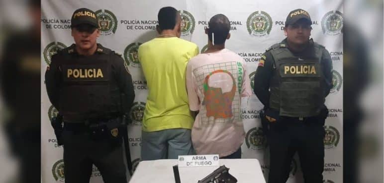 ¿Qué pensaban hacer? Menores de edad portaban arma de fuego en la comuna 13 de Cali