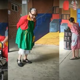 ¡Qué recuerdos! Abuelitos de Tuluá se disfrazaron del 'Chavo del 8'