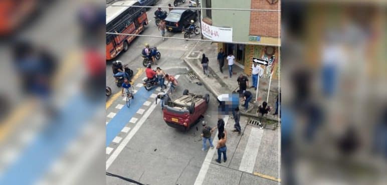 Se reporta fuerte accidente de tránsito al sur de la ciudad