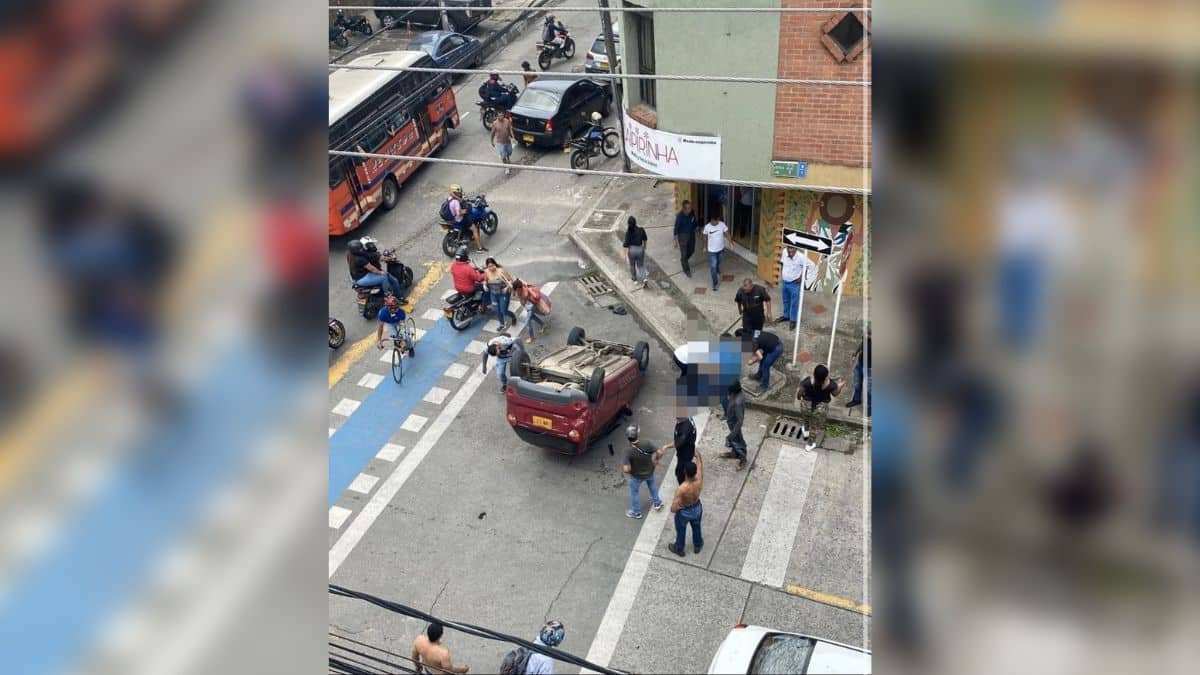 Se reporta fuerte accidente de tránsito al sur de la ciudad