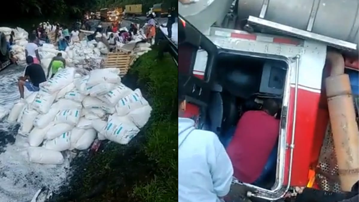 Motociclista resultó herido luego que le cayera una guadua en el oeste de Cali