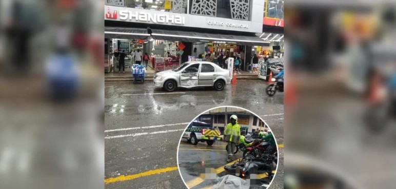 Accidente de tránsito dejó una persona muerta en el centro de Cali