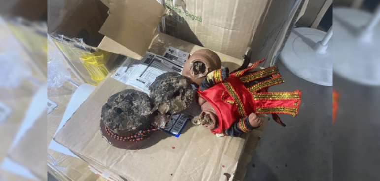 Autoridades incautan cocaína en muñecos que se dirigían a España