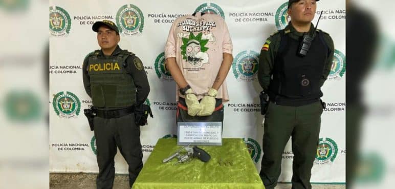 Capturan a hombre que escapó luego de herir a persona con arma de fuego