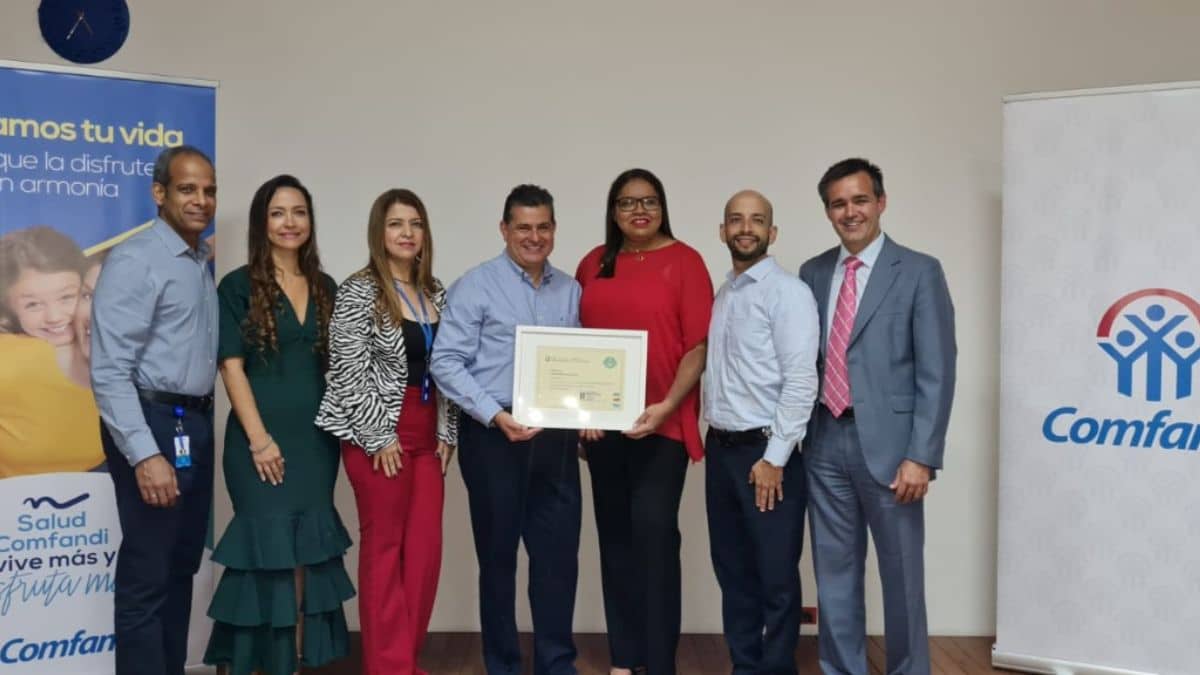 Comfandi recibió reconocimiento en cuidados paliativos en el Valle