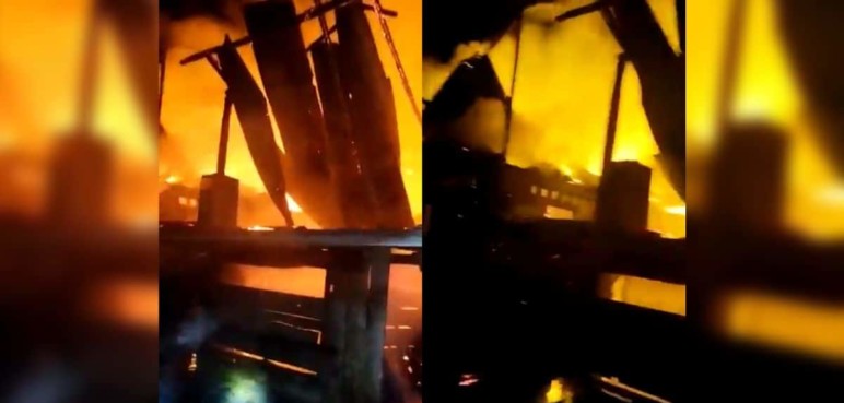 Docente muerto y múltiples casas destruidas por voraz incendio en Timbiquí