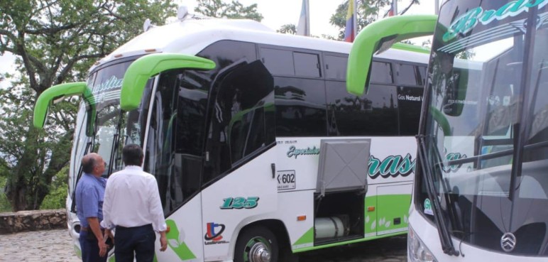 Llegará a Cali la primera flota de buses que funcionarán 100% con gas natural