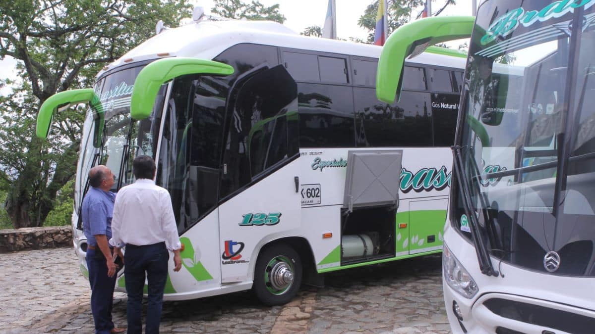 Llegará a Cali la primera flota de buses que funcionarán 100% con gas natural