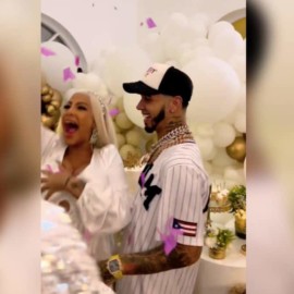 ¡Serán papás! Así fue la revelación del sexo del hijo del cantante Anuel AA y Yailin