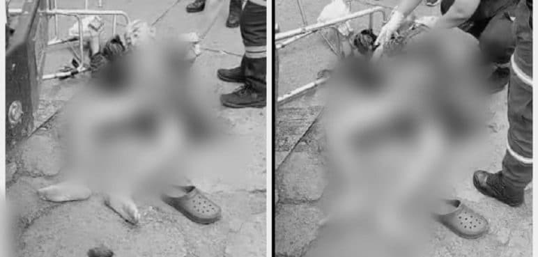 Adulto mayor resultó gravemente herido luego de que una volqueta chocara con él