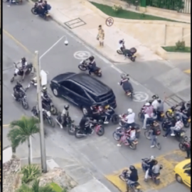 Video: Caravana fúnebre en Normandia asustó a caleños por disparos