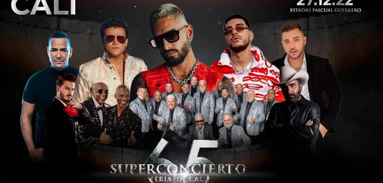El Súper Concierto de la Feria de Cali llega con una nómina de lujo
