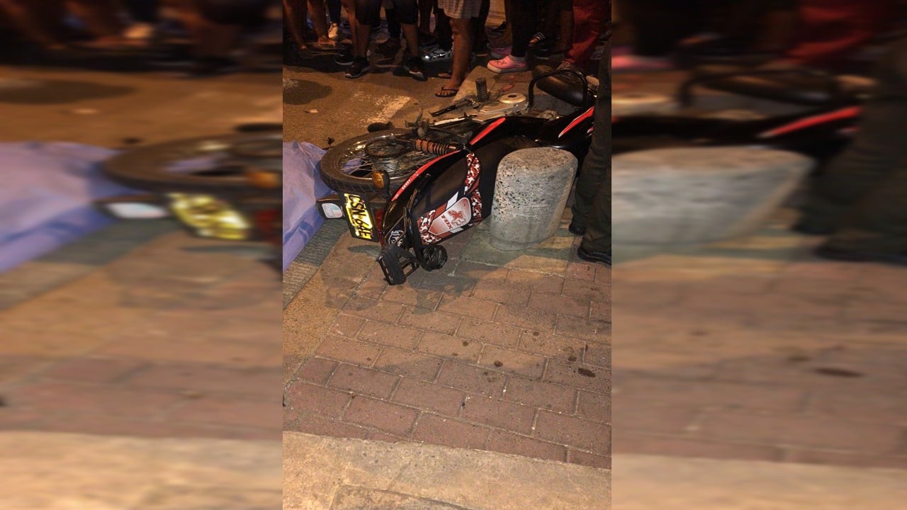 Fatal accidente en el barrio El Paraíso